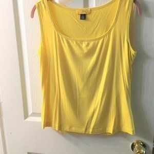 St. John So Cal Yellow light weight Tank top M